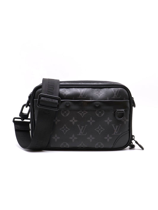 LOUIS VUITTON Alpha郵差包 - 灰老花