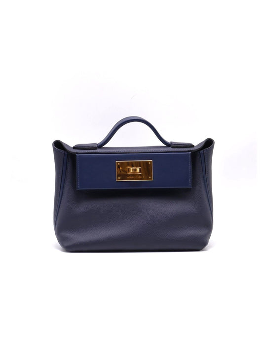 HERMES Mini 24/24 - Bleu Nuit 2Z 午夜藍金 Y