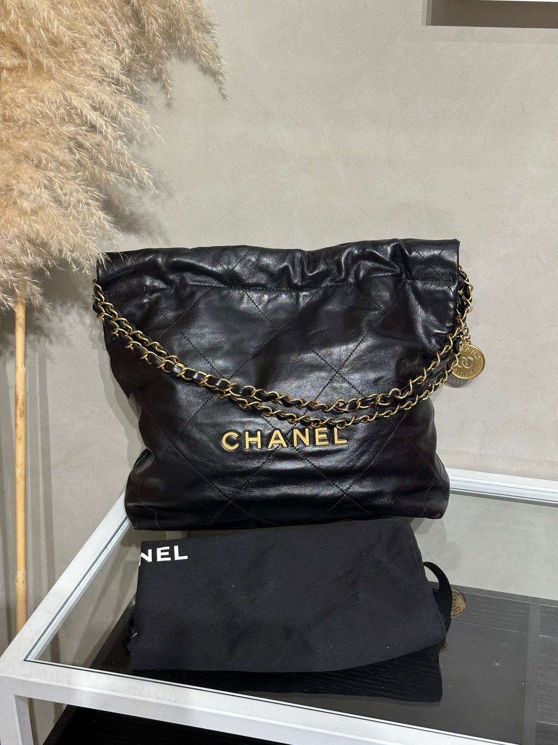 CHANEL 22 Bag - 小號黑金