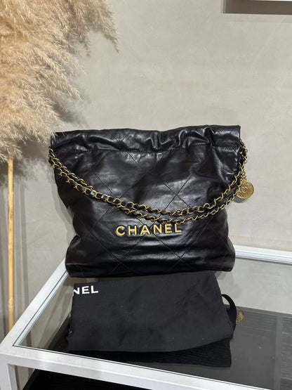 CHANEL 22 Bag - 小號黑金