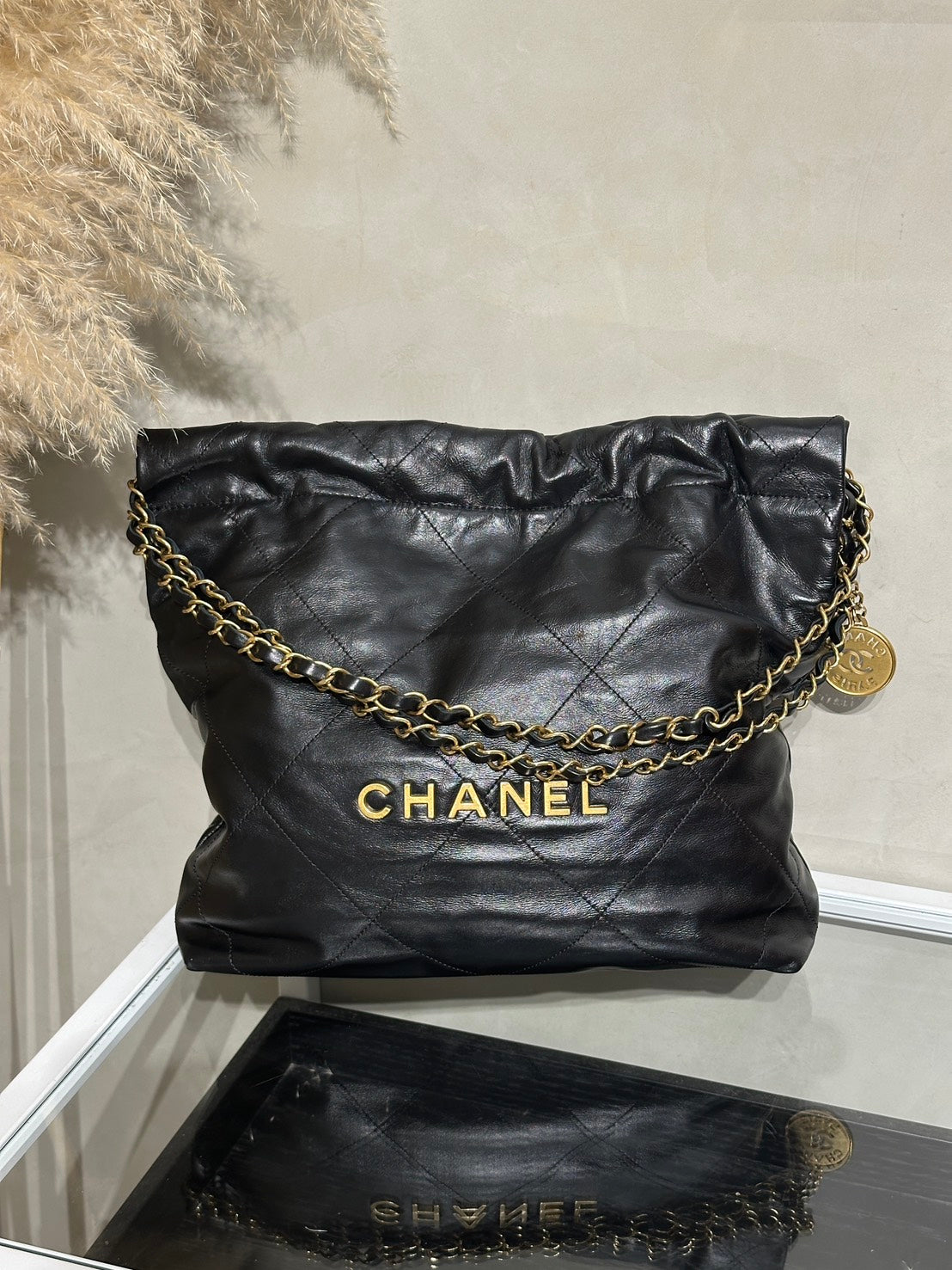 CHANEL 22 Bag - 小號黑金