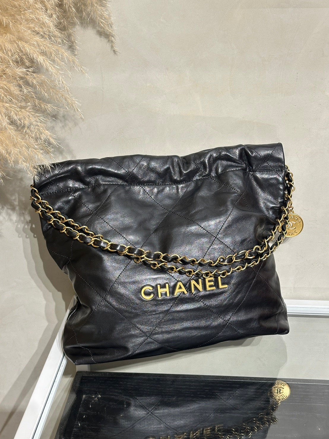 CHANEL 22 Bag - 小號黑金