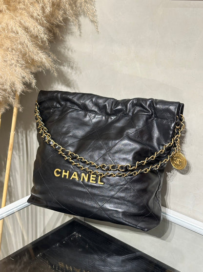 CHANEL 22 Bag - 小號黑金
