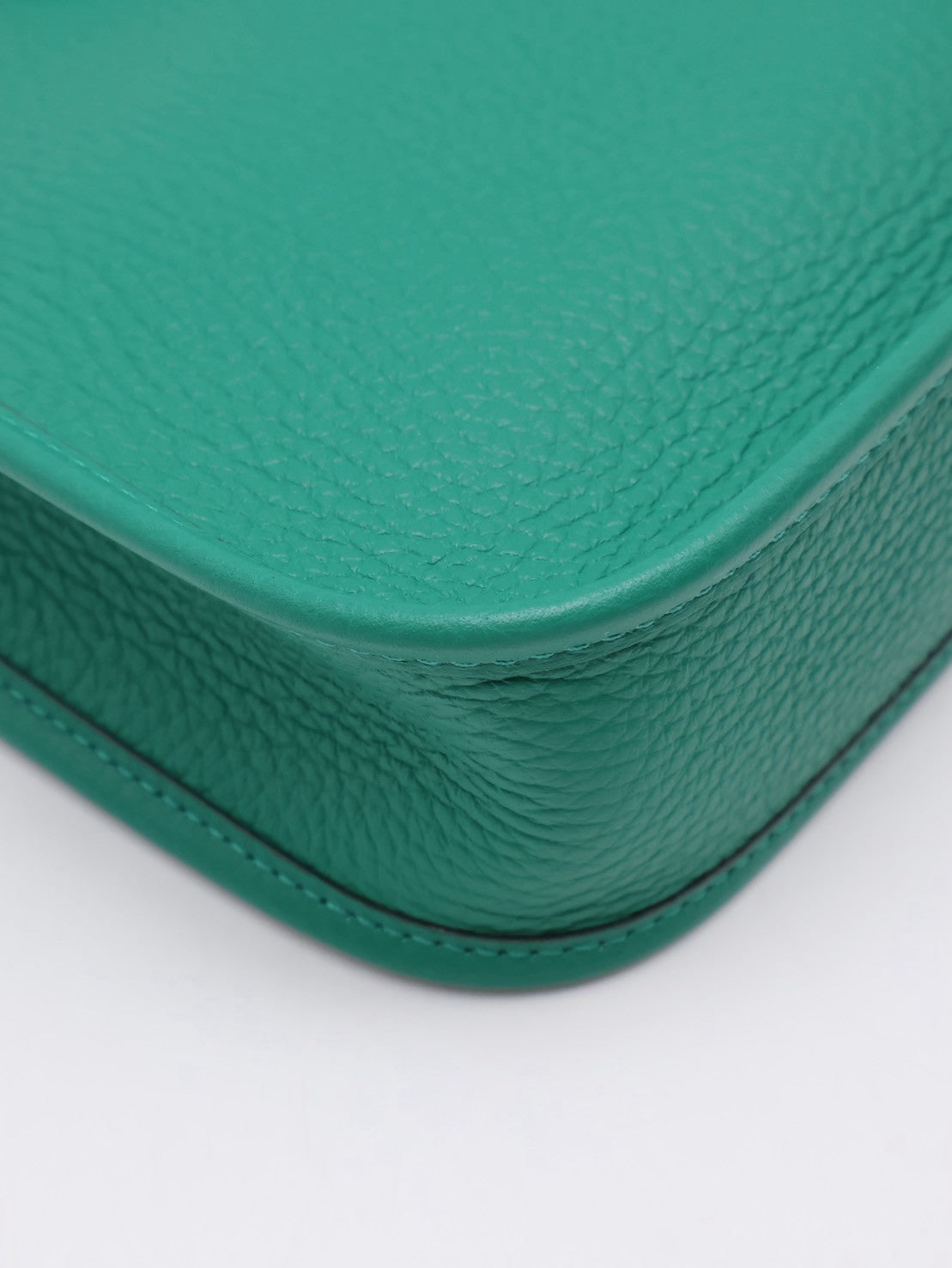 HERMES Mini Evelyne - Vert Vertigo U4 絲絨綠金 W