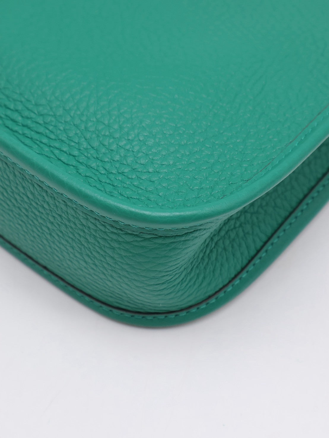HERMES Mini Evelyne - Vert Vertigo U4 絲絨綠金 W