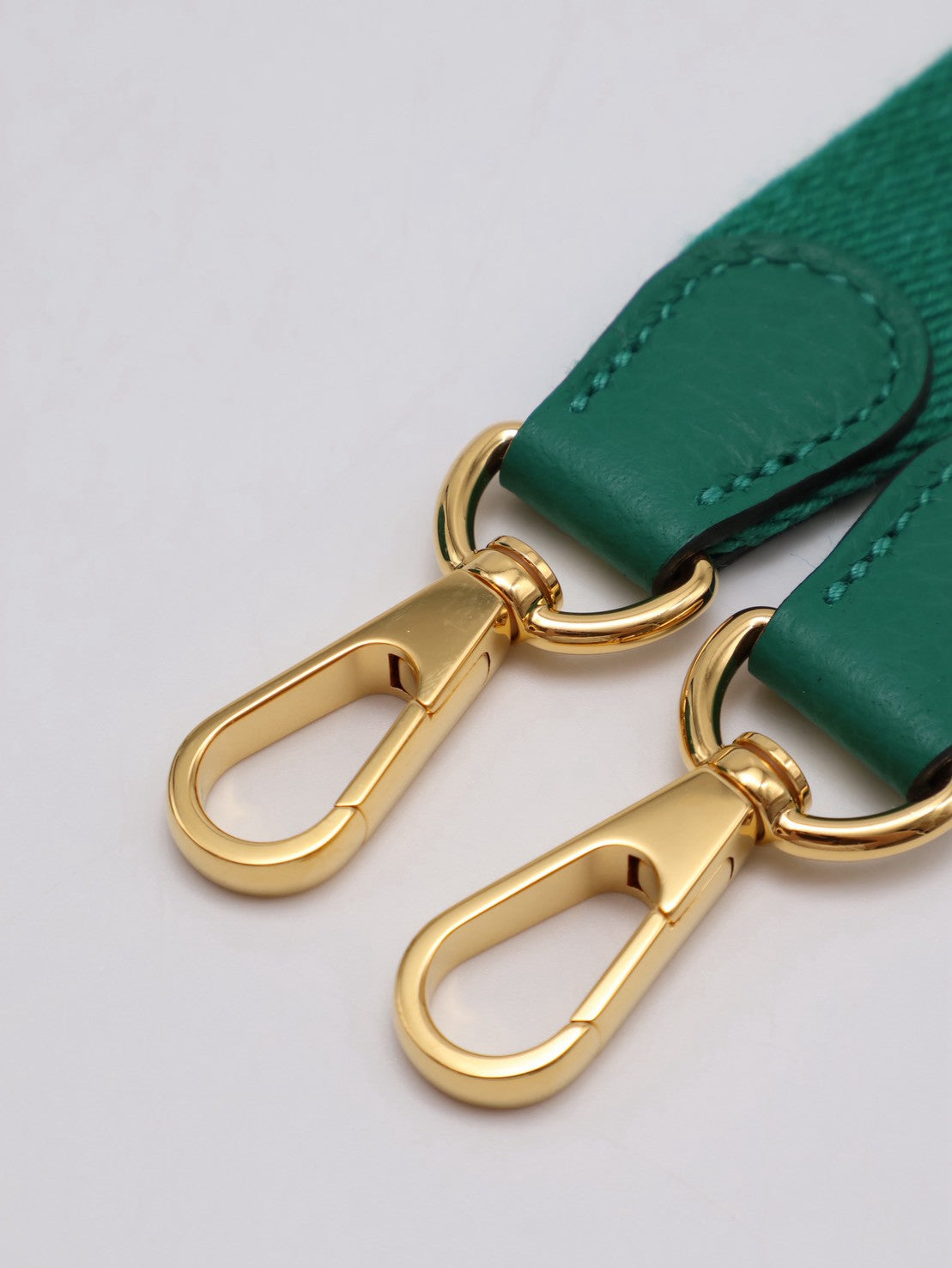HERMES Mini Evelyne - Vert Vertigo U4 絲絨綠金 W