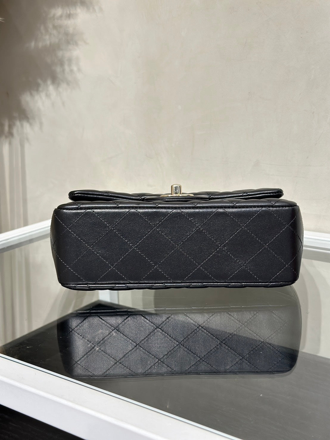 CHANEL 經典口蓋包Mini CF20 - 黑金