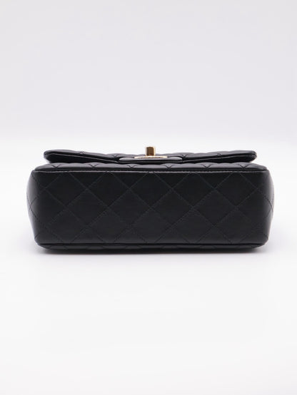 CHANEL 經典口蓋包Mini CF20 - 黑金