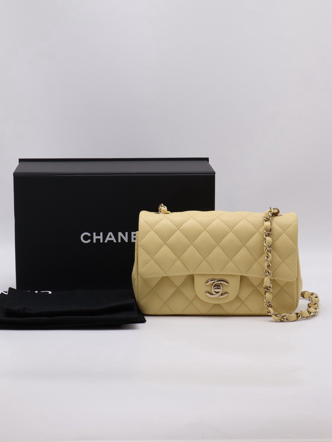 CHANEL 經典口蓋包Mini CF20 - 小雞黃金