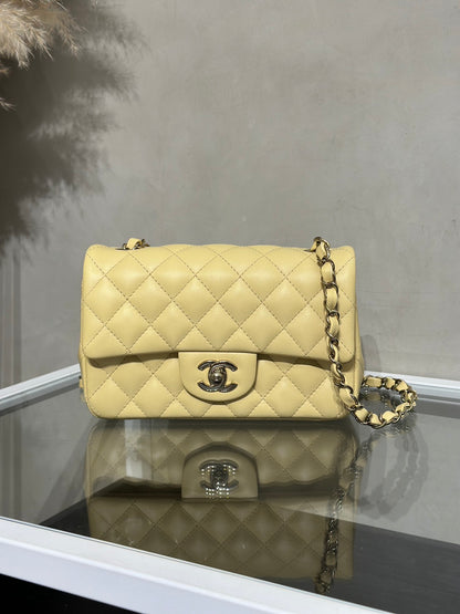 CHANEL 經典口蓋包Mini CF20 - 小雞黃金