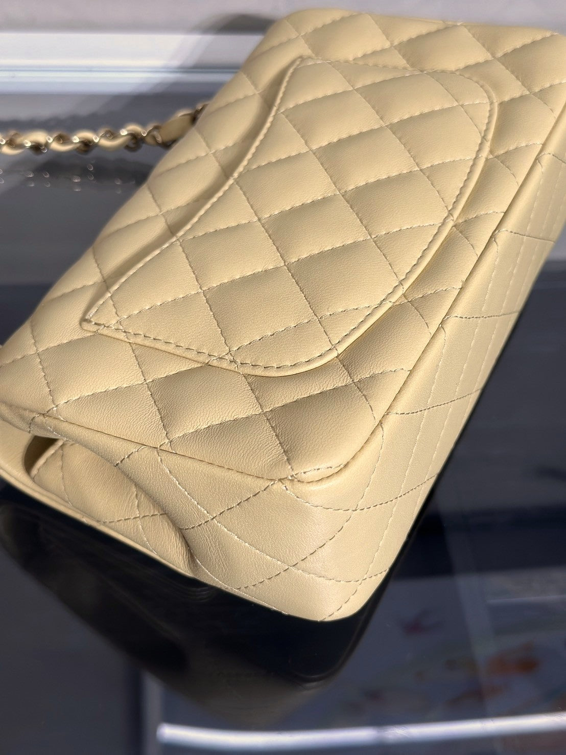 CHANEL 經典口蓋包Mini CF20 - 小雞黃金