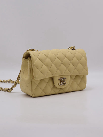 CHANEL 經典口蓋包Mini CF20 - 小雞黃金
