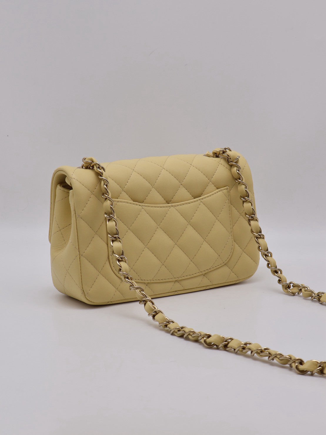 CHANEL 經典口蓋包Mini CF20 - 小雞黃金