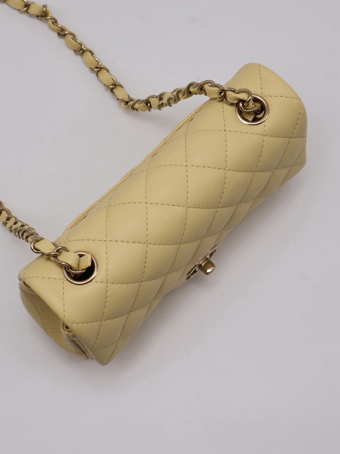 CHANEL 經典口蓋包Mini CF20 - 小雞黃金