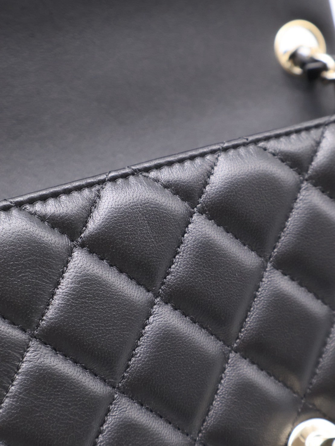 CHANEL 經典口蓋包方胖子 17 - 黑金