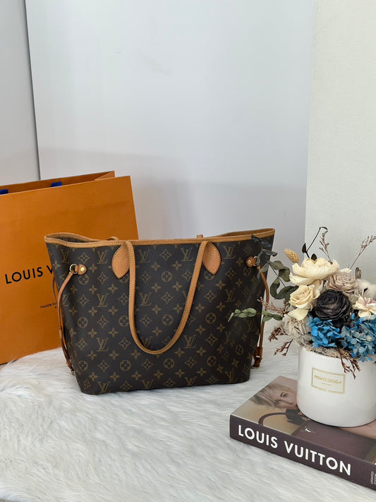 LOUIS VUITTON 經典Neverfull托特包 - MM