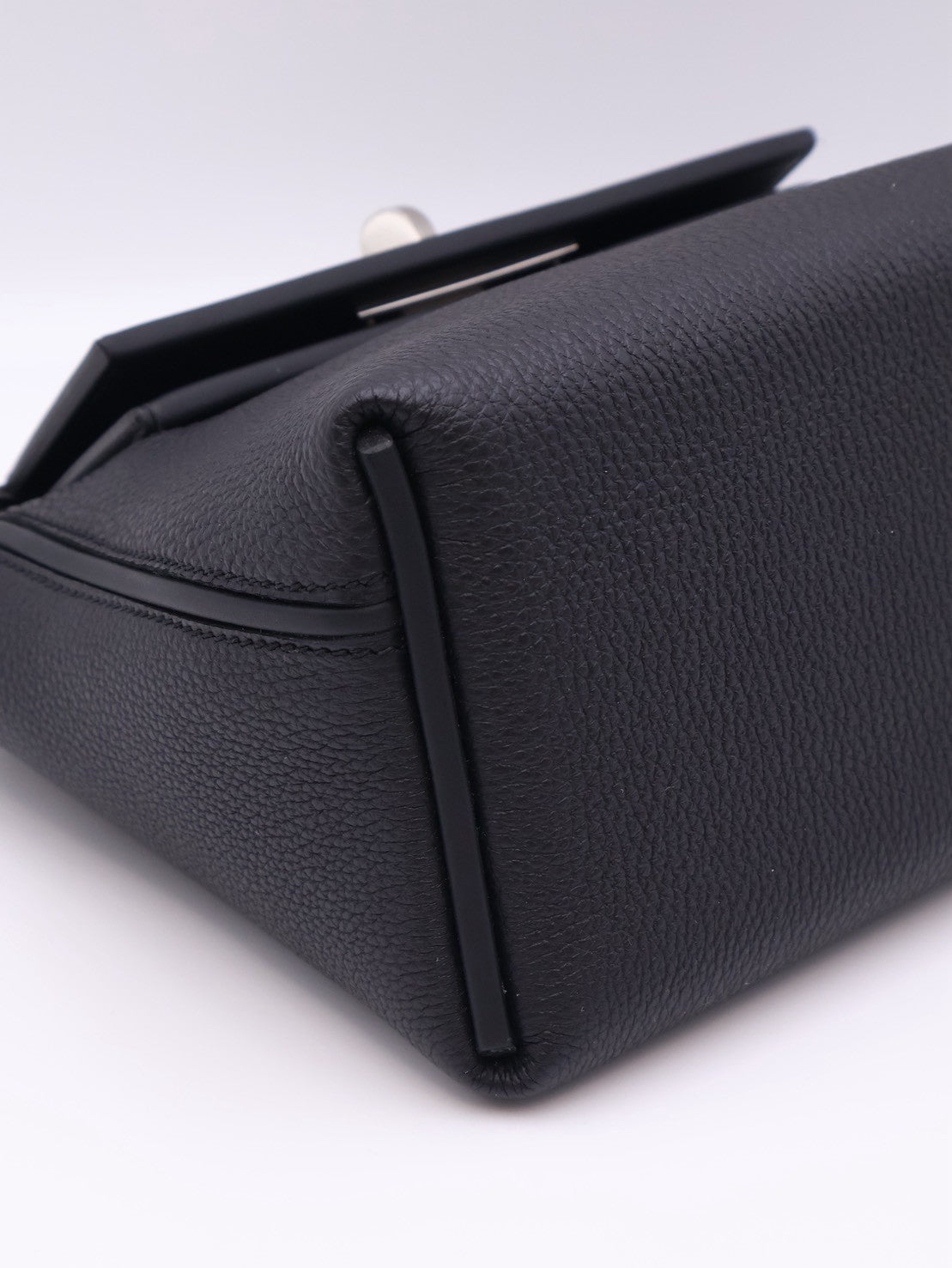 HERMES Mini 24/24 - Noir 89 黑銀 G