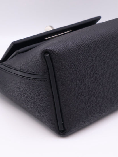 HERMES Mini 24/24 - Noir 89 黑銀 G