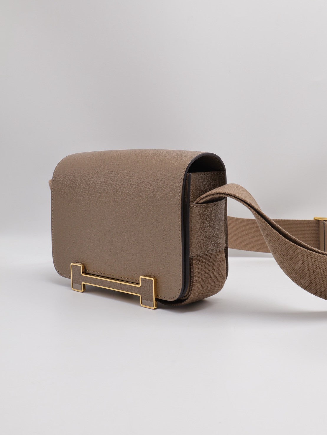 HERMES Geta 木屐包 - Etoupe 18 大象灰金 B