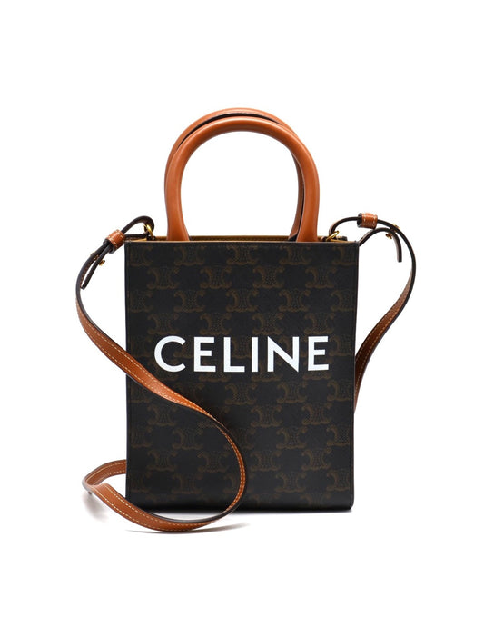 CELINE Triomphe帆布Mini Tote
