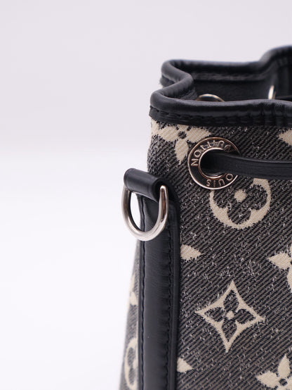 LOUIS VUITTON Nano Noe - 單寧刺繡
