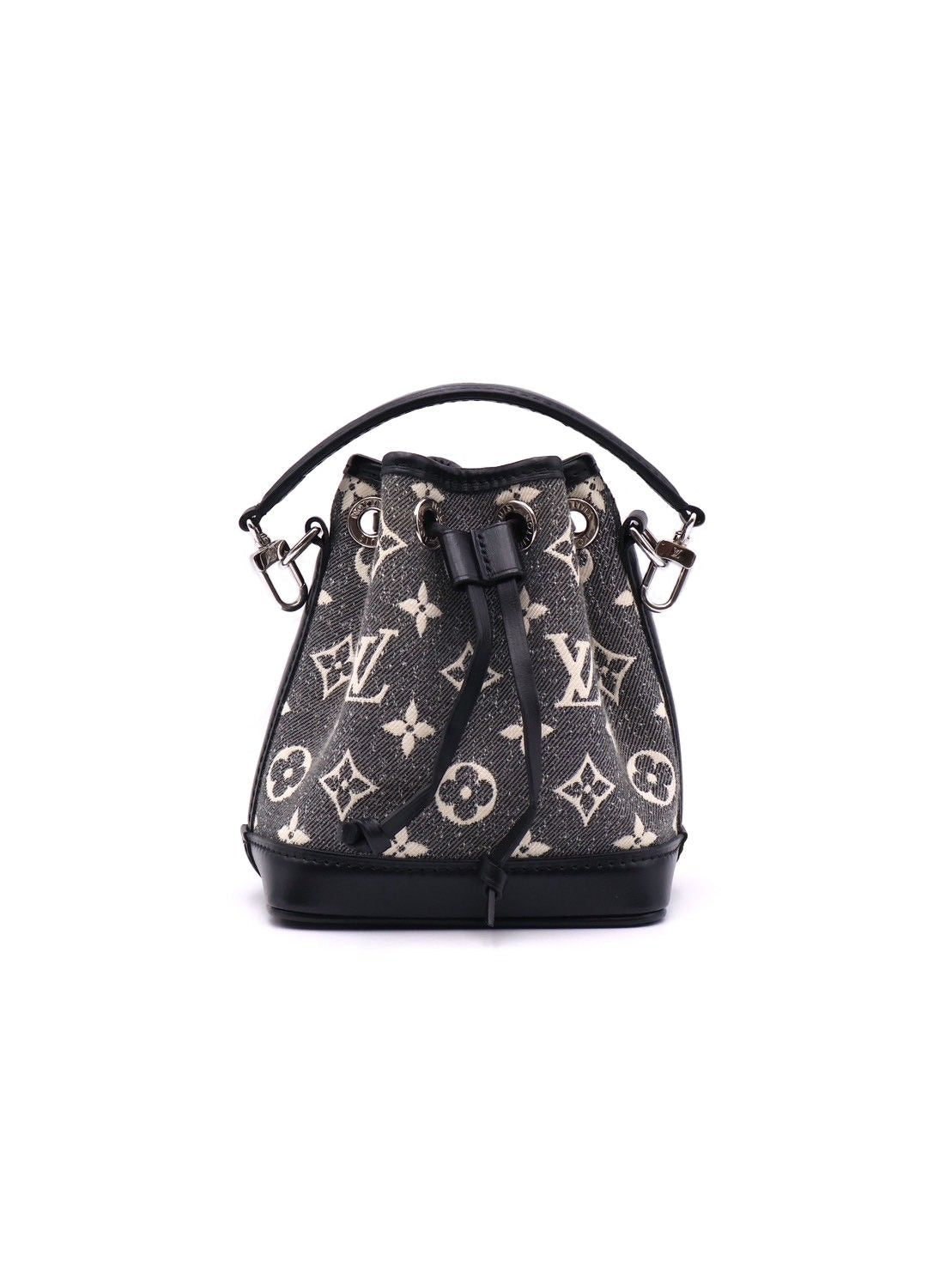 LOUIS VUITTON Nano Noe - 單寧刺繡