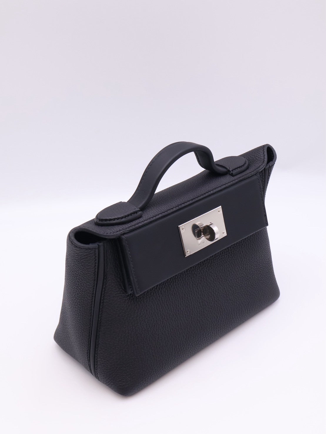 HERMES Mini 24/24 - Noir 89 黑銀 G