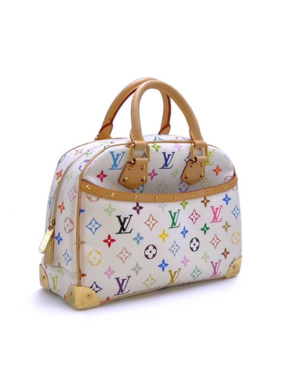 LOUIS VUITTON x 村上隆聯名白三彩鉚釘小珍包