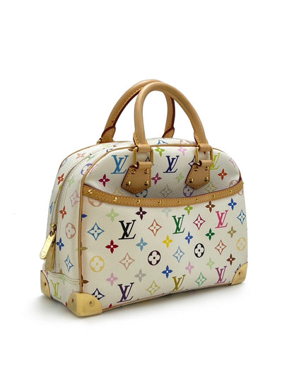 【二手商品】LOUIS VUITTON x 村上隆聯名白三彩鉚釘小珍包