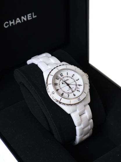 CHANEL J12 Calibre 12.1型機芯腕錶 - 白陶瓷38mm
