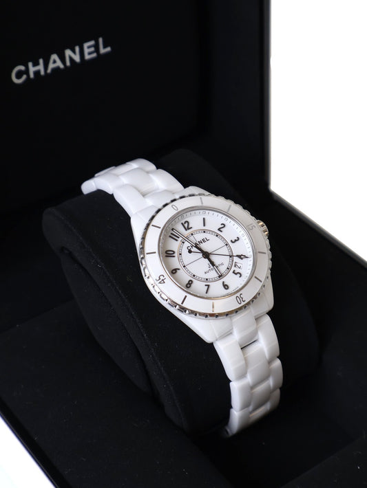CHANEL J12 Calibre 12.1型機芯腕錶 - 白陶瓷38mm