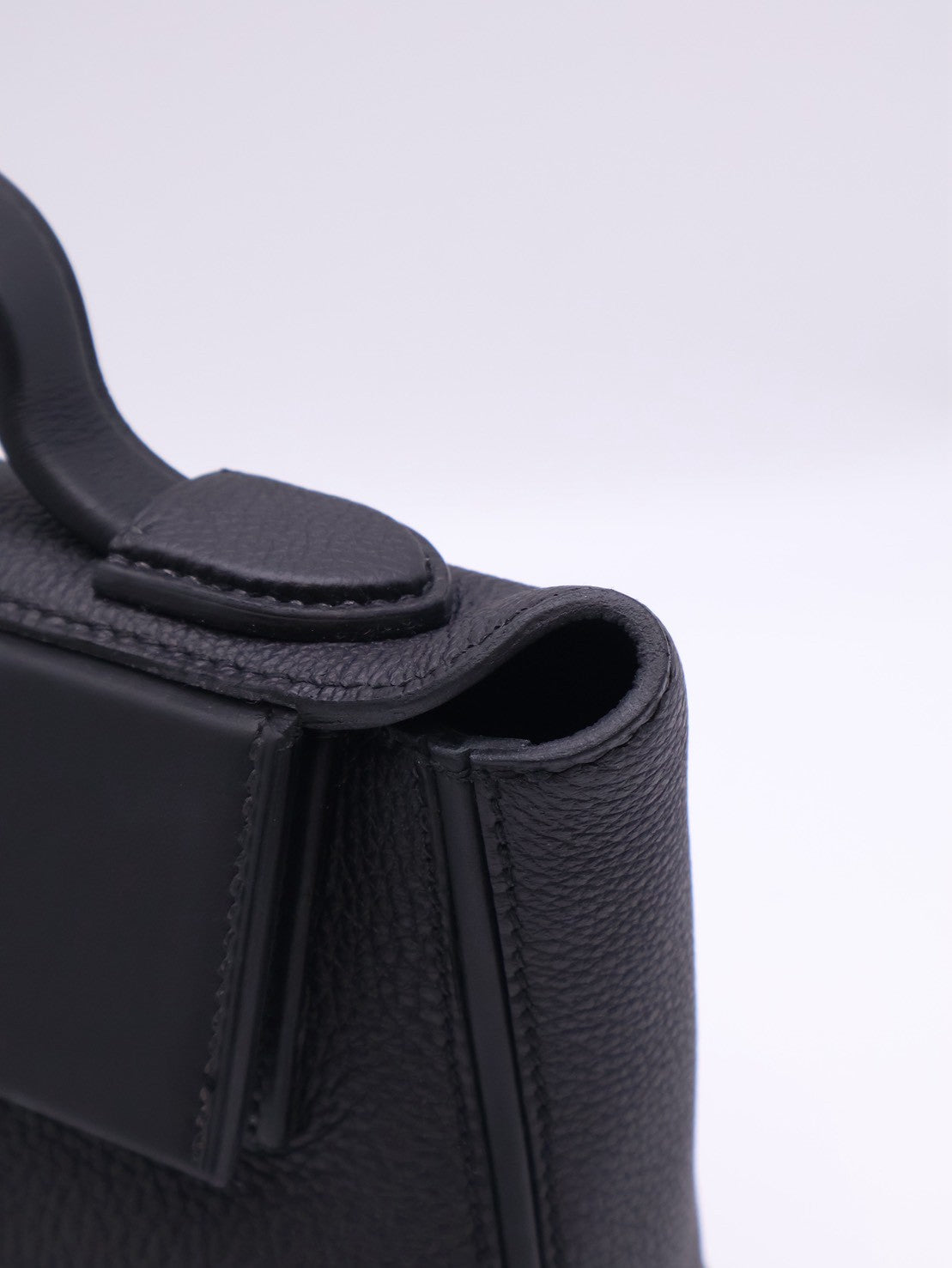 HERMES Mini 24/24 - Noir 89 黑銀 G