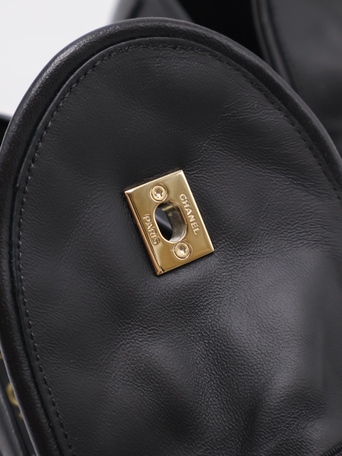 CHANEL Loafers 小羊皮樂福鞋 - 黑金 39
