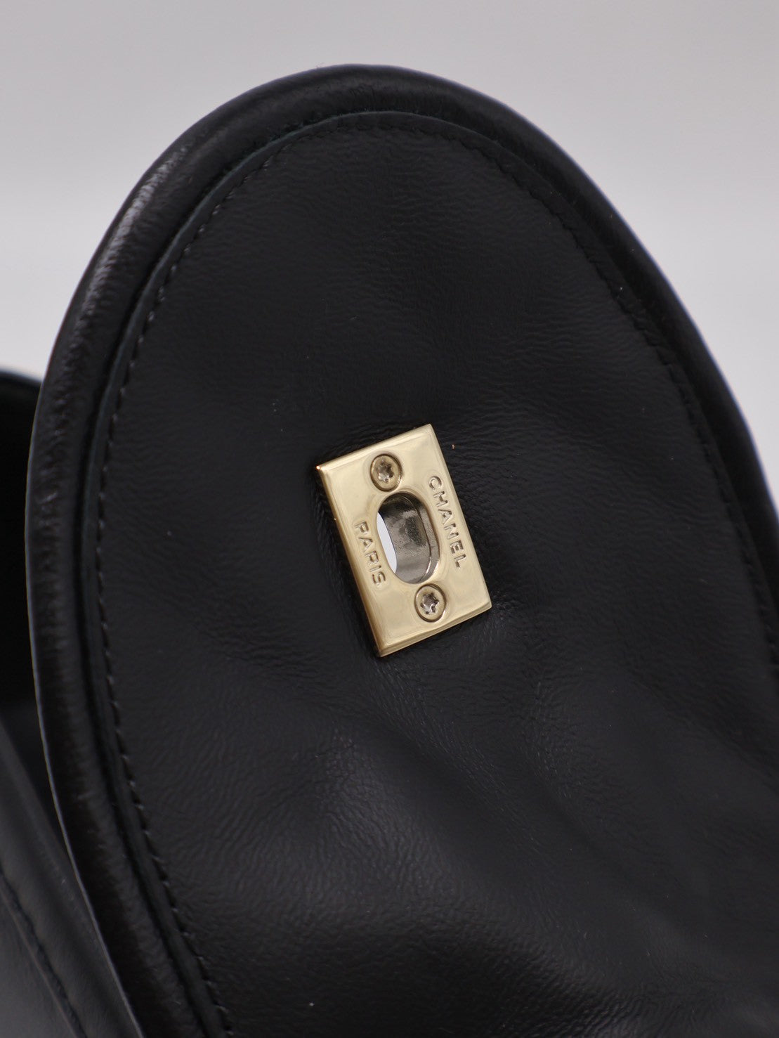 CHANEL Loafers 小羊皮樂福鞋 - 黑金 39