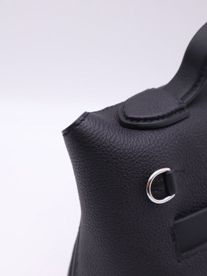 HERMES Mini 24/24 - Noir 89 黑銀 G