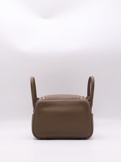 HERMES Mini Lindy - Etoupe 18 大象灰金 Y