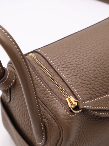 HERMES Mini Lindy - Etoupe 18 大象灰金 Y