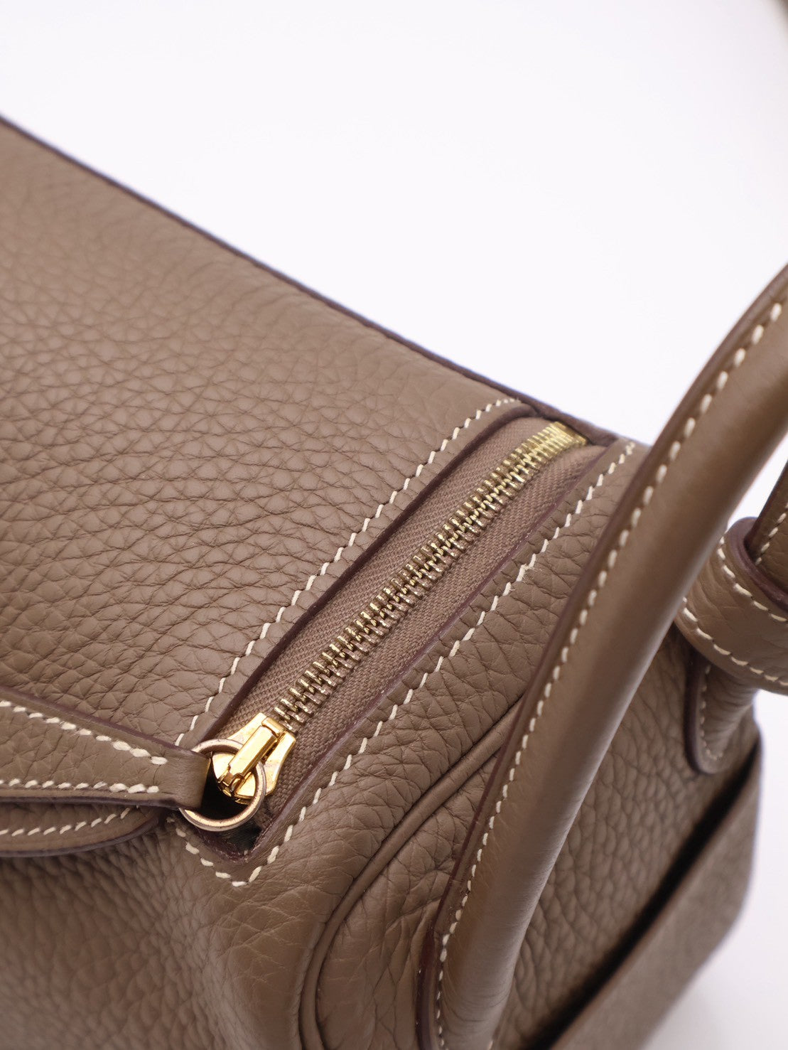 HERMES Mini Lindy - Etoupe 18 大象灰金 Y