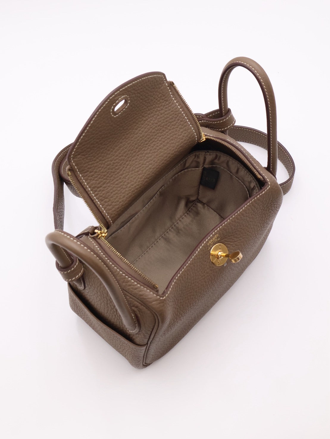 HERMES Mini Lindy - Etoupe 18 大象灰金 Y