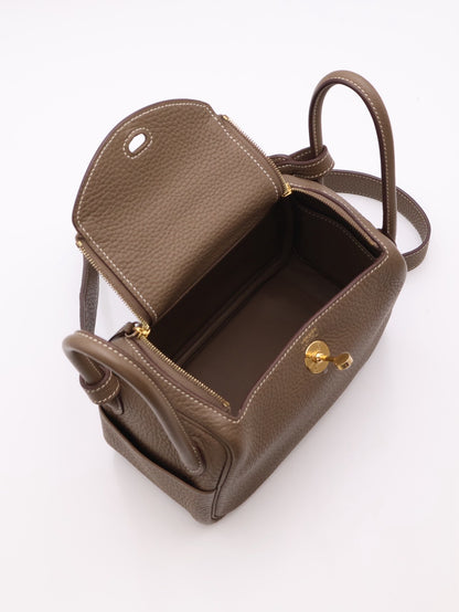 HERMES Mini Lindy - Etoupe 18 大象灰金 Y
