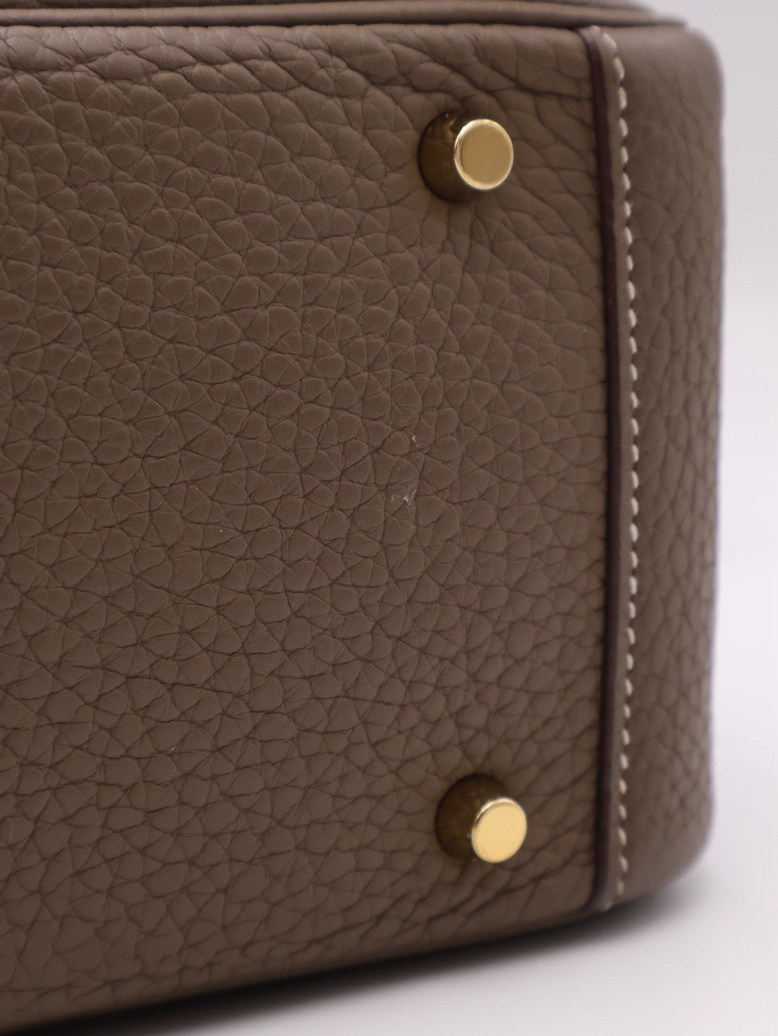 HERMES Mini Lindy - Etoupe 18 大象灰金 Y