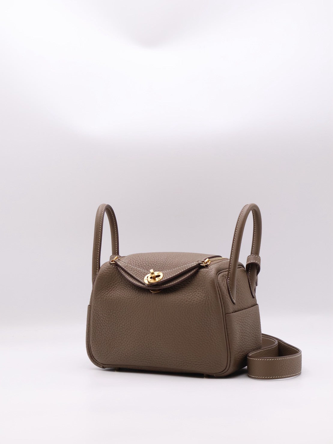 HERMES Mini Lindy - Etoupe 18 大象灰金 Y