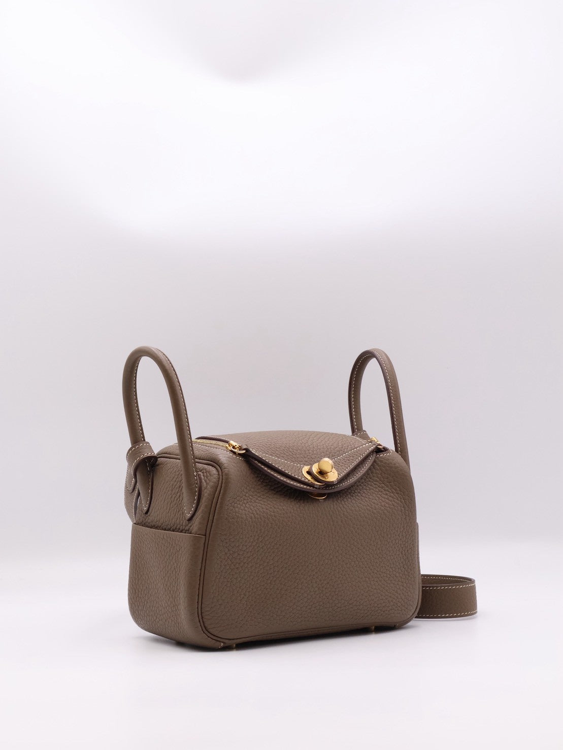 HERMES Mini Lindy - Etoupe 18 大象灰金 Y