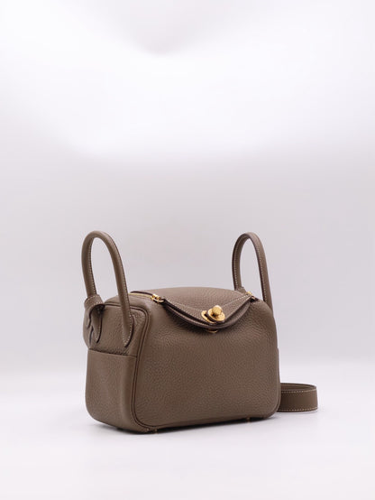 HERMES Mini Lindy - Etoupe 18 大象灰金 Y