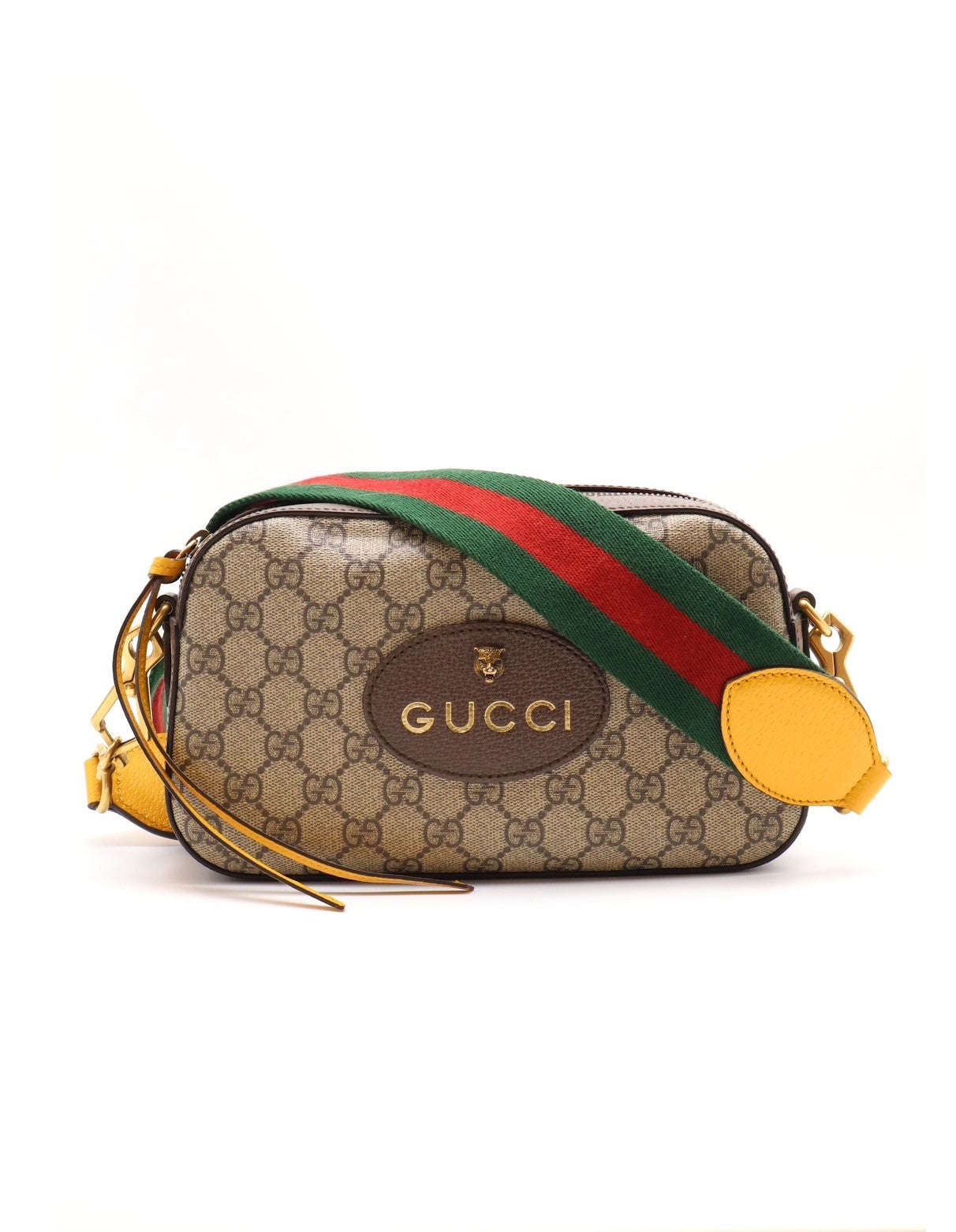 GUCCI Superme虎頭老花相機包