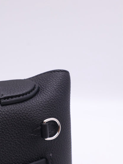 HERMES Mini 24/24 - Noir 89 黑銀 G