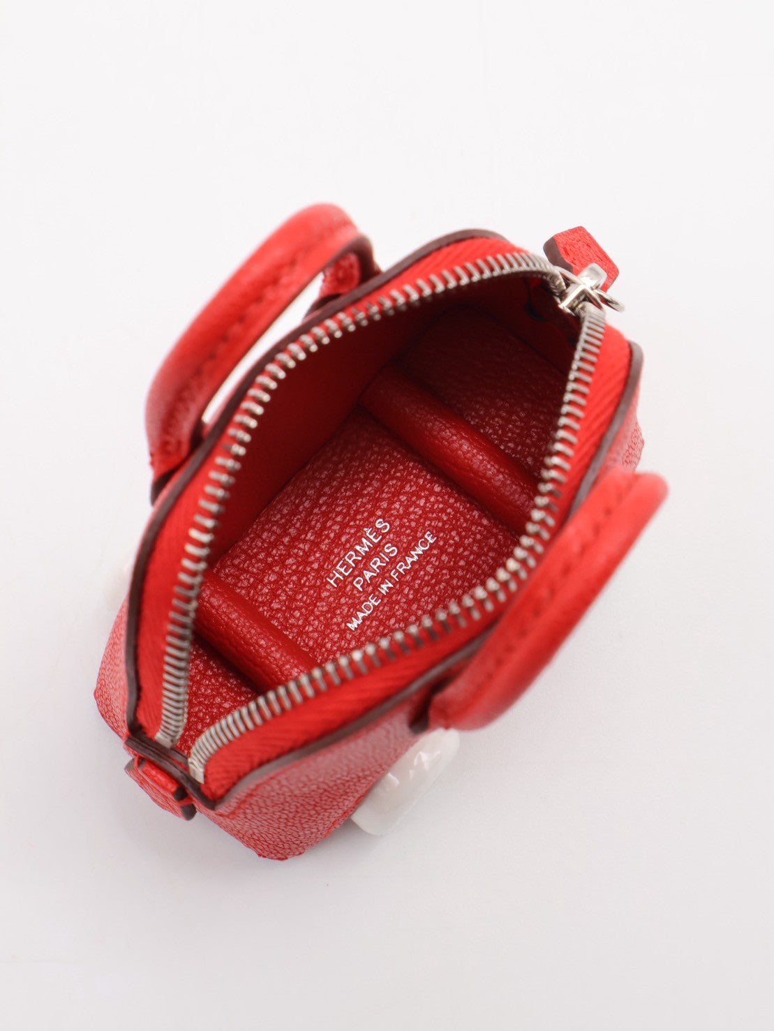HERMES Bolide on wheels charm - 心紅色 B