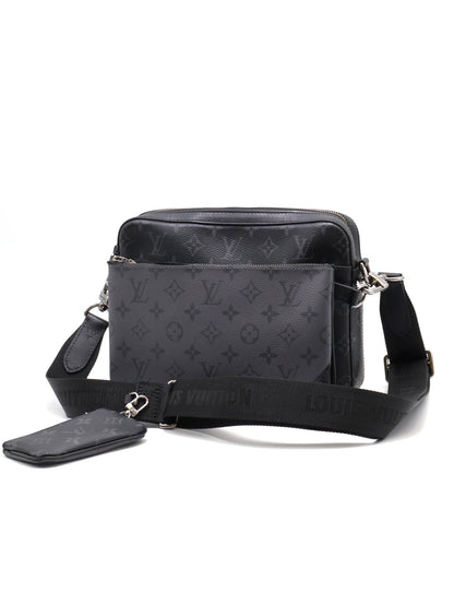 LOUIS VUITTON Trio三合一黑武士郵差包