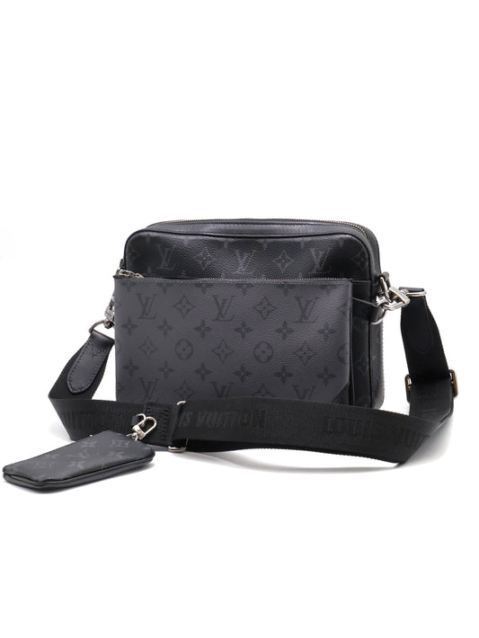 LOUIS VUITTON Trio三合一黑武士郵差包