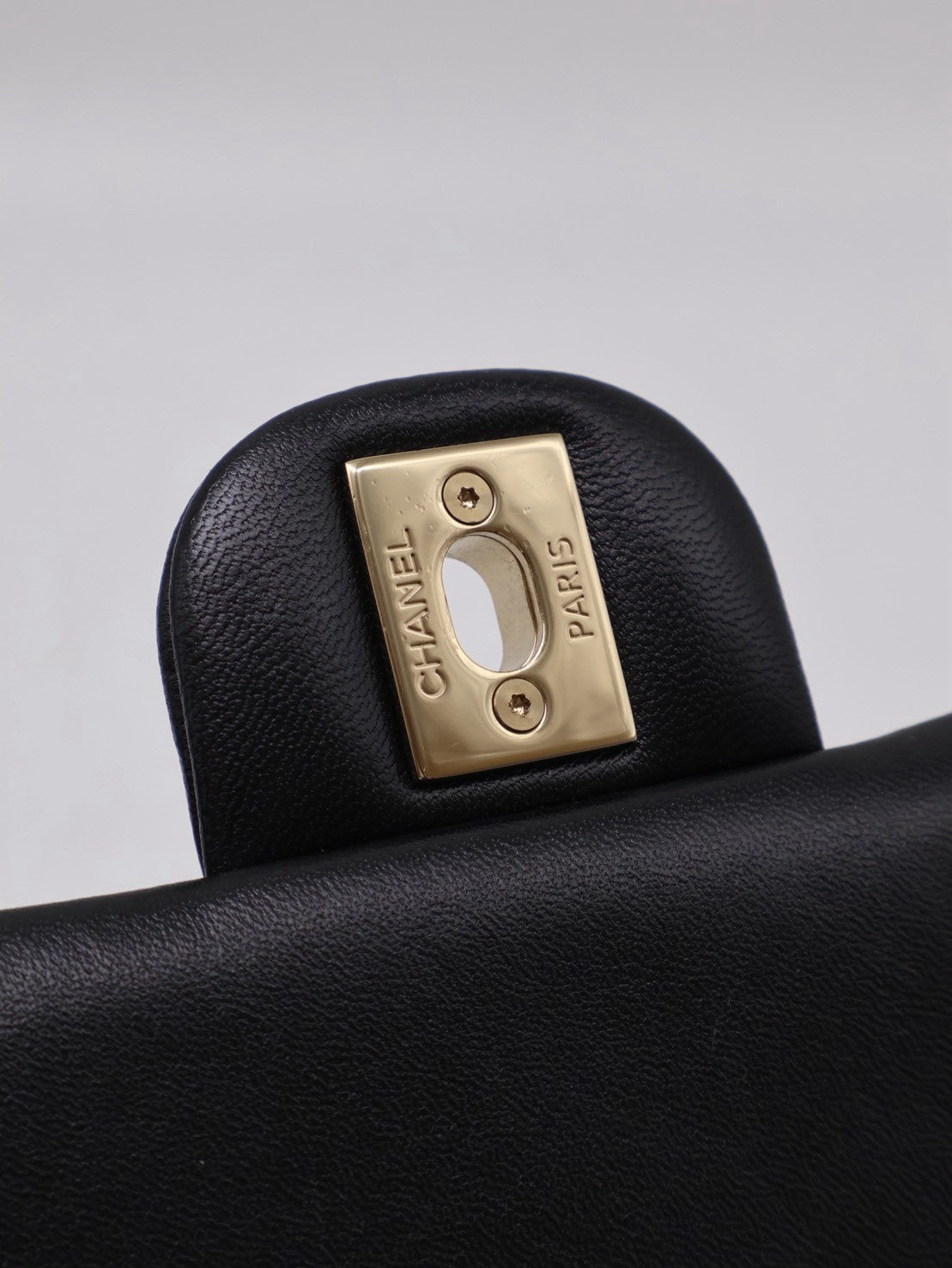 CHANEL 經典口蓋包Mini CF18 - 黑金